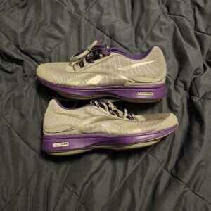 Reebok Women's Purple and Gray Athletic Shoes
